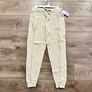 Stars Above Womens Jogger Pants |  Knit Joggers Oatmeal | Sizes XS to XXL NEW!